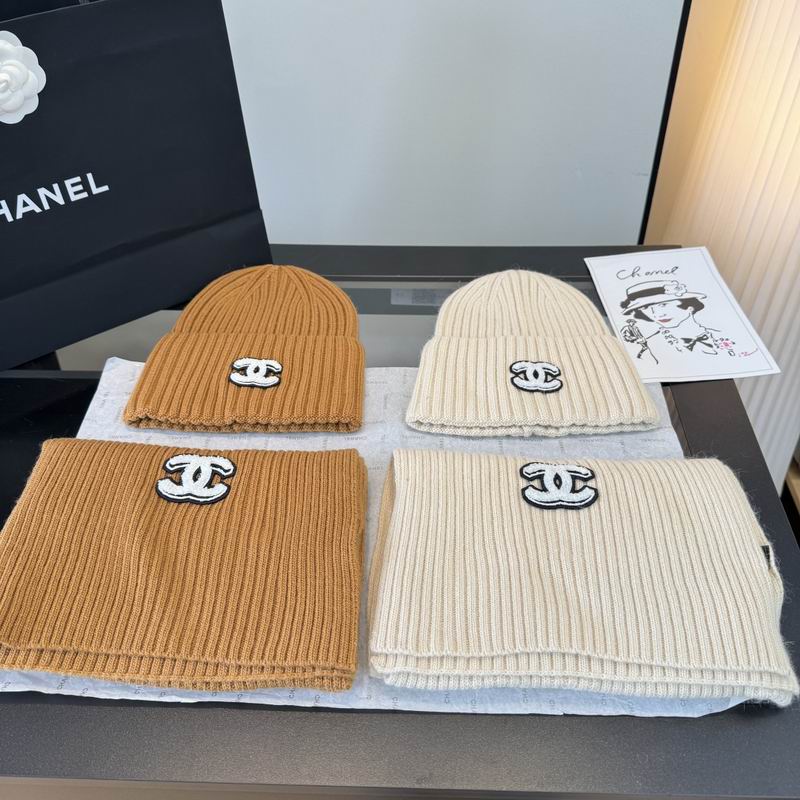 Chanel scarf hat dx04